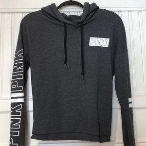 VS PINK gray hoodie